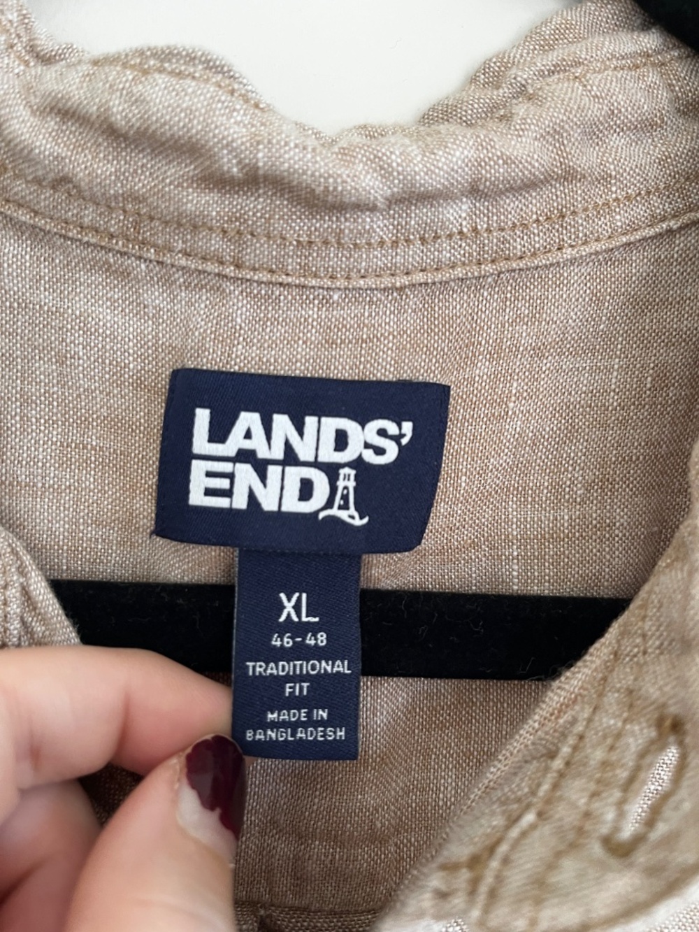Linen Button Down - Picture 3 of 4